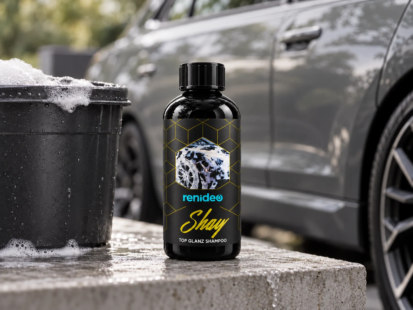 Inszenierte Produktszene: Shay