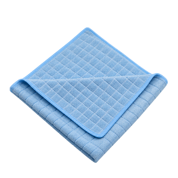 Blue – Microfaser Gittertuch, 40 × 40 cm