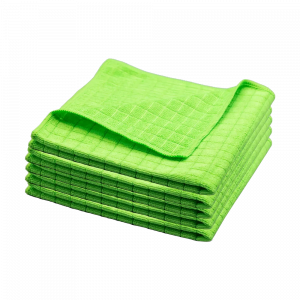 Microfaser Gittertuch – green – 5er Pack (40x40cm)