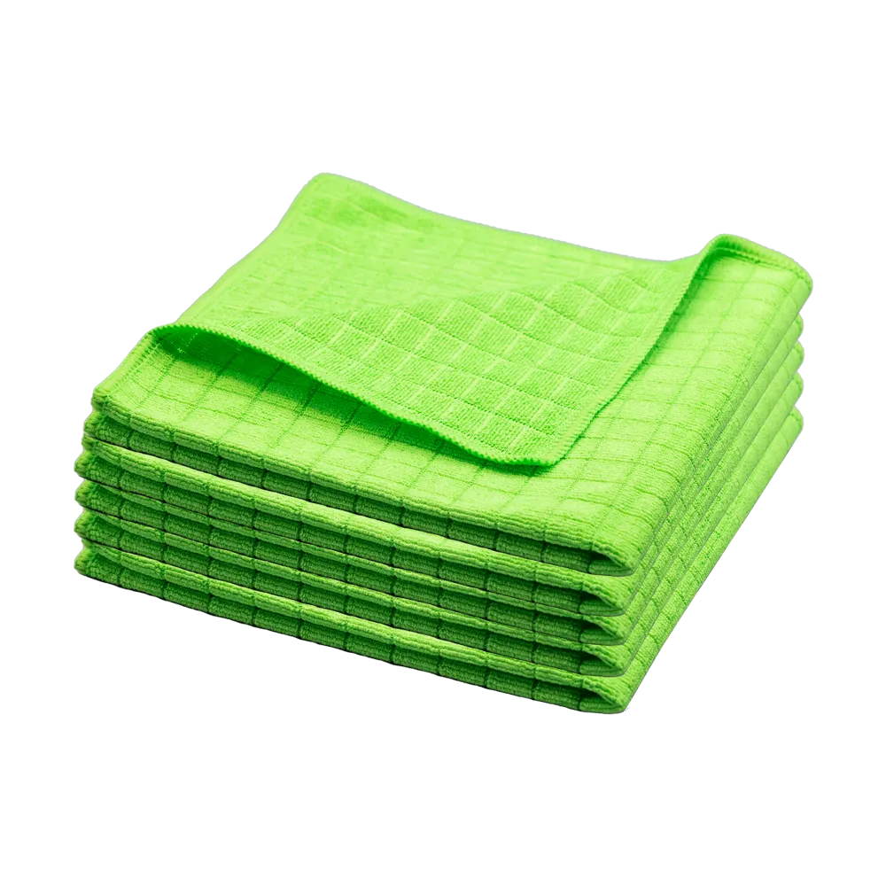 Microfaser Gittertuch - green - 5er Pack (40x40cm)