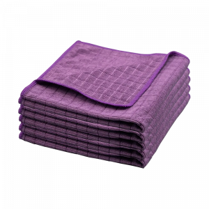 Microfaser Gittertuch – purple – 5er Pack (40x40cm)